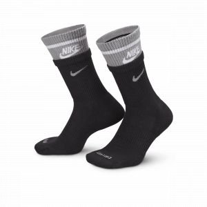 Nike Chaussettes Crew Futura Bicolore Noir/gris