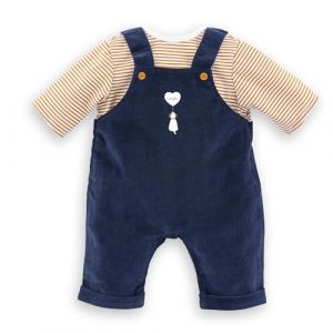 Corolle T-Shirt et Salopette Marine, vêtement, pour Poupon 42cm, dès 2 Ans, 9000160200