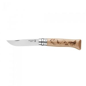 Opinel Messer No 08 Gravure - Couteau taille 8,5 cm, rando