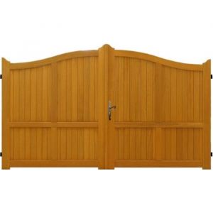 Portail En Bois Plein L3m X H1,60/1,80 Gd Menuiseries