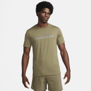 Nike T-shirt de fitness Dri-FIT pour homme - Vert - Taille L - Male