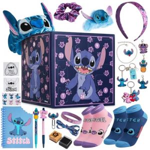 Calendrier de l'Avent - Disney - Stitch 2024 - 24 Jouets et Accessoires - Violet - Mixte