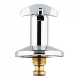 Grohe 11501000 - Tête complète pour robinetterie à encastrer avec croisillon TRECORN 15x21 bleu chromé