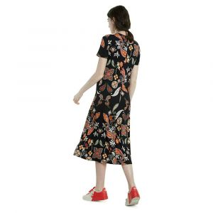 Image de Desigual Robe longue à imprimé ornemental Multicolore - Taille 40