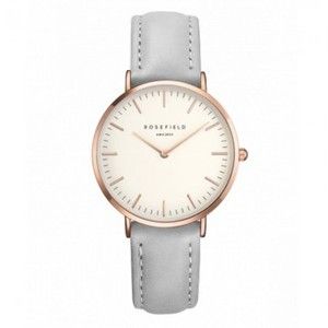 Image de Rosefield Montre The Tribeca TWGR-T57 - Montre Cuir grise Femme