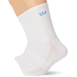 Wilson Lot de 3 paires de chaussettes - Couleur 39/42, 43/46 - Taille Blanc