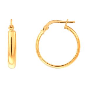 Cleor Cr&eacute;oles en Argent 925/1000 Jaune