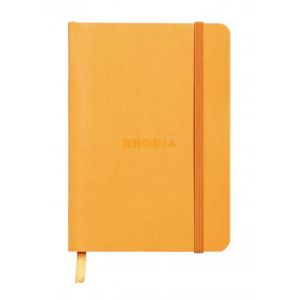 Image de Rhodia 117315C Rhodiarama orange - Carnet souple format 10,5 x 14,8 cm 144 pages - Lign&eacute;