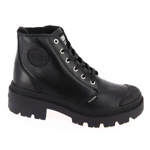 Image de Palladium Boots, Pallabase Leather Femmes, 39 EU, Noir