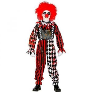 W WIDMANN MILANO Party Fashion - Costume enfant clown tueur, clown de cirque d'horreur, psychopathe, tueur, Halloween