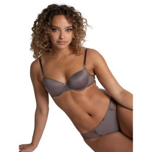 Passionata Culotte motif en crochet - Grise