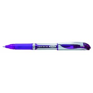 Image de Pentel 12 rollers BL57-V rechargeable encre violet pointe fine