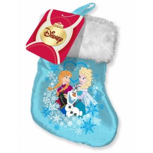 Image de Chaussette en satin La Reine des Neiges Noël