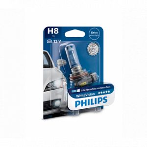 Philips 1 Ampoule H8 WhiteVision 12V