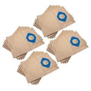 Vhbw 20x Sacs compatible avec Nilfisk GS 90 C, GS 90 P, GST, GSC, HDS1005, GSF 80 aspirateur - papier, 31,3cm x 23,3cm marron
