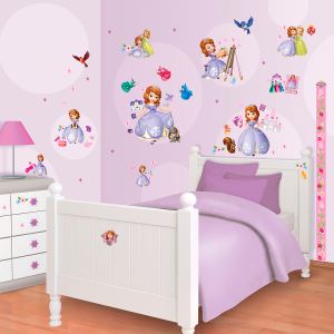 Walltastic 75 stickers Princesse Sofia Disney