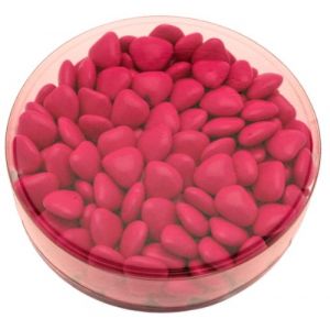 Pochon 500g Mini-Coeur, 500g FUCHSIA brillant
