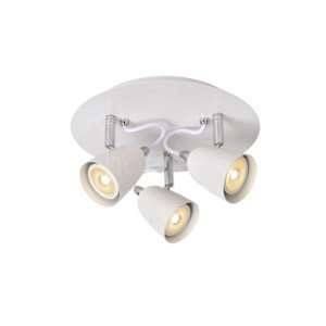 Image de Lucide Spot Plafond Ride LED - D25 cm - LED Dim. - GU10 - 3x5W 3000K - Blanc