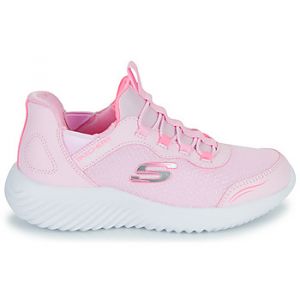 Skechers Baskets basses enfant SLIP-INS: BOUNDER - SIMPLE CUTE Rose - Taille 36,27,28,29,30,31,32,33,34,35