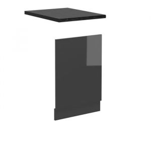 Façade de lave-vaisselle R-Line, 45cm, PT Anthracite, Anthracite Haute brillance, Anthracite, Vicco
