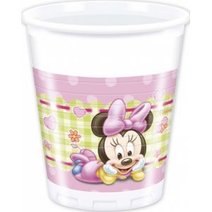 Image de Party Showroom 8 gobelets Minnie Bébé 20 cl