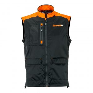 Kenny Gilet BODYWARMER + - BLACK NEON ORANGE