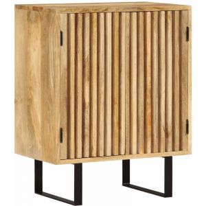 Image de VidaXL Buffet avec 2 portes 55x35x70 cm bois massif de manguier - Brun