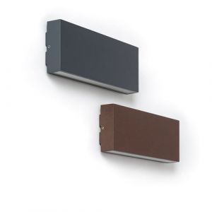 TechBrey Applique Murale LED 20W Ext&eacute;rieur Aluminium S&eacute;lectionnable CCT S&eacute;lectionnable Double Face Brooky L Anthracite