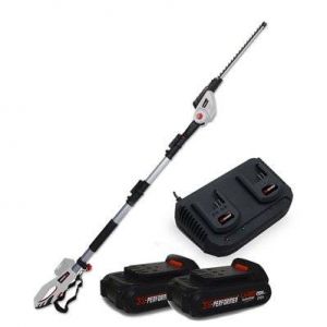 X-Performer Scie à Ebrancher Taille Haies sur perche 20V Xperformer XP2PSTH20LI - Outil portatif -2 Batteries 2Ah et double Chargeur