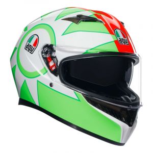 AGV Casque K3 Rossi Mugello 2018 Vert Rouge - Taille L