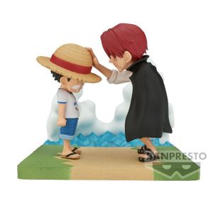 Banpresto Figurine ONE PIECE - MONKEY.D.LUFFY & SHANKS WORLD COLLECTAB