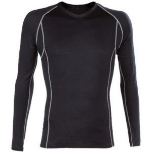 Image de Euro Protection Tee-Shirt manches longues BODYWARMER noir COVERGUARD (l) - Taille : L