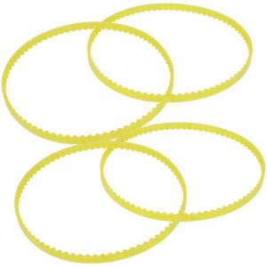 Vhbw 4x Courroie dent&eacute;e compatible avec Aquabot T2, T4, Classic, Junior, Turbo aspirateur de piscine - Transmission