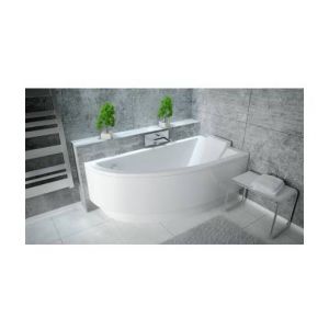 Image de Azura home design Baignoire d'angle ORIEGO 140 cm droite ou gauche avec tablier - Orientation: Droit