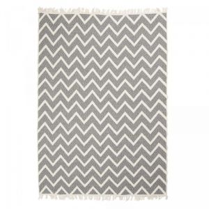 Un Amour De Tapis - Tapis kilim - BY REVERSIBLE - Gris - 200x280