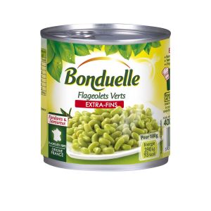 Bonduelle Flageolet extra fins - La boîte de 487g