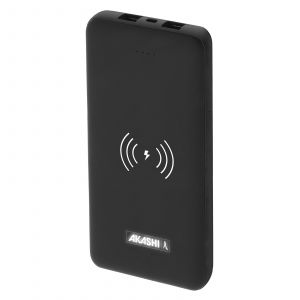 Akashi Batterie de Secours &agrave; Induction 10 000 mAh