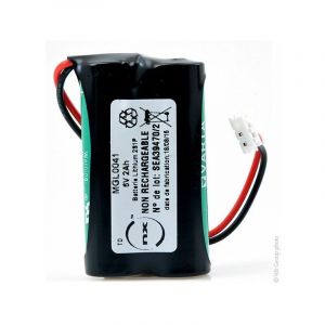 Nx Batterie Lithium 2X AA CR 2S1P ST1 6V 2Ah JST