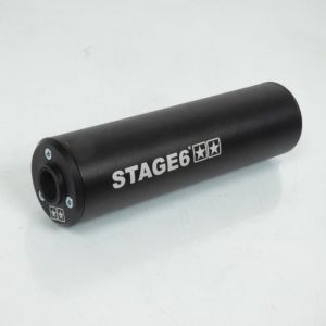 Silencieux d'échappement Stage6 50 - 80 droit noir