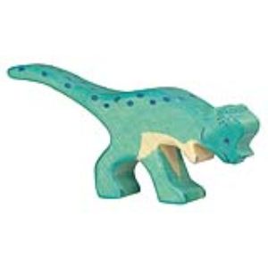 Holztiger Figurine dinosaure : Pachycephalosaurus en bois