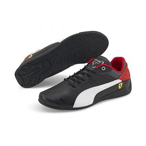 Puma Ferrari Drift Cat Delta, Basket Mixte, Noir Blanc, 42 EU