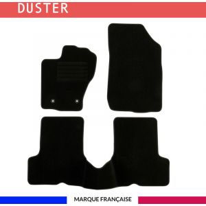 Autosweet - Tapis de voiture - Sur Mesure pour duster (2013 - 2017) - 3 pièces - Tapis de sol antidérapant pour automobile