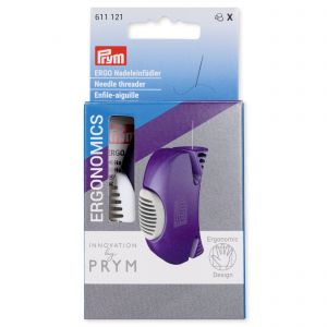 Prym Enfile-Aiguilles Ergonomics - L'outil Malin Pour Enfiler Les Aiguilles Sans Effort Taille : 54 Mm X 25 Mm X 86 Mm. Color : Violet