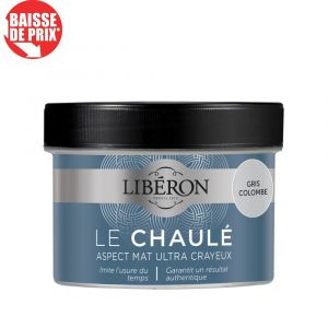 Liberon Peinture boiseries intérieur Le Chaulé gris colombe ultra mat 0 25L