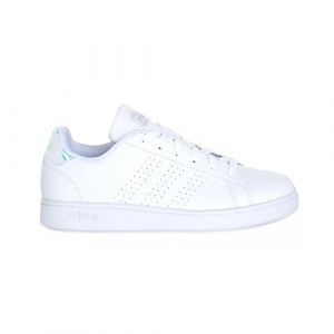Adidas Advantage K, Baskets, FTWR White Silver Met FTWR White, 40 EU