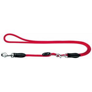 Hunter Vario Leash Freestyle Sangle Résistante Pour Chiens Rouge