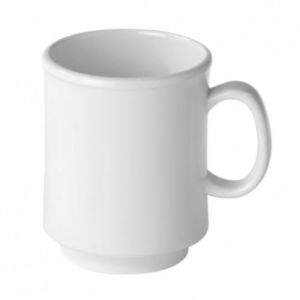 Pujadas Tasse Empilable Blanche en Mélamine Ø 7,5 cm - Mélamine0,3
