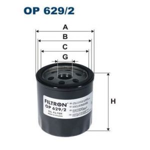 Filtron Filtre a Huile OP629-2