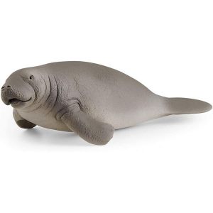 Image de Schleich Figurine lamantin - dimension : 15,8 cm x 6 cm x 4,1 cm