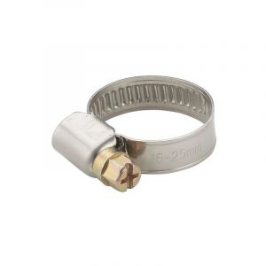 Collier acier largeur 9mm serrage diam&egrave;tre 10 16 mm (x2) Aroz